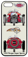 Morgan Super Sports 1934 Phone Cover Vertical